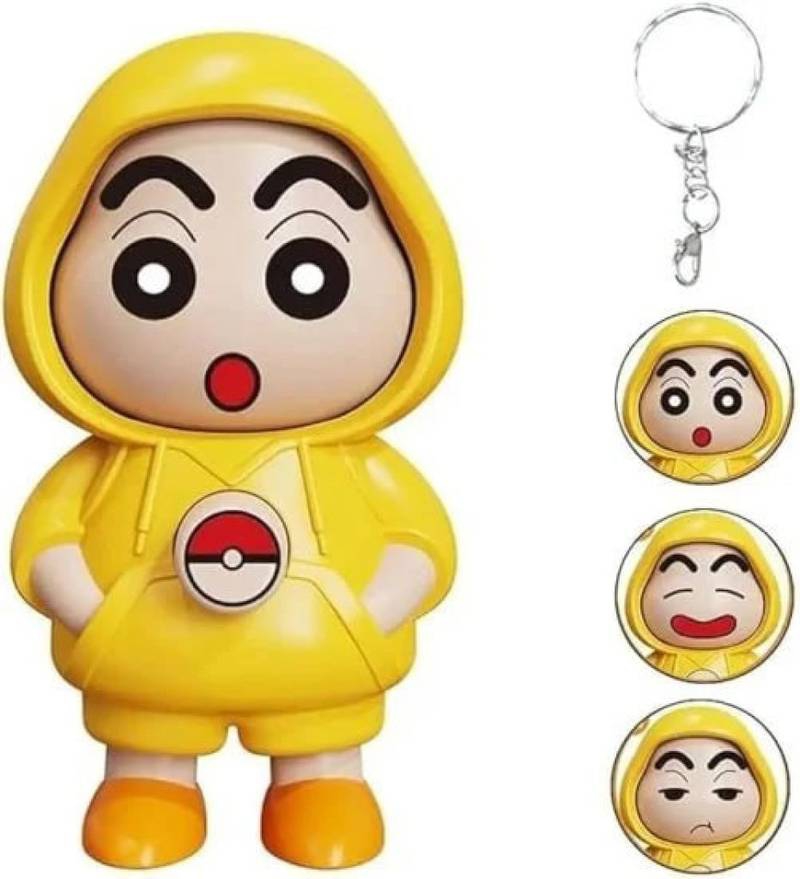 Shinchan Face Changing Keychain