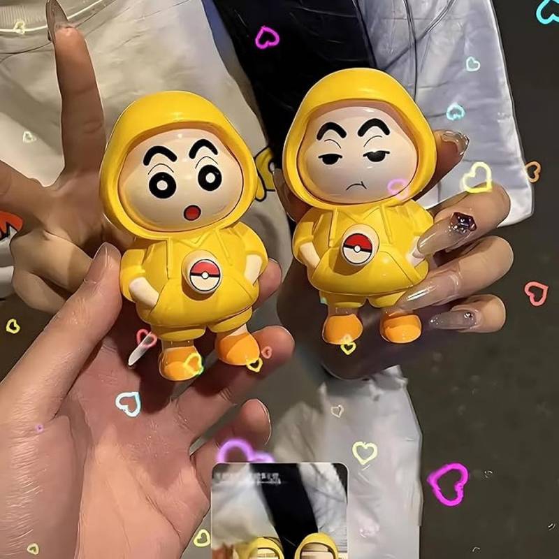 Shinchan Face Changing Keychain