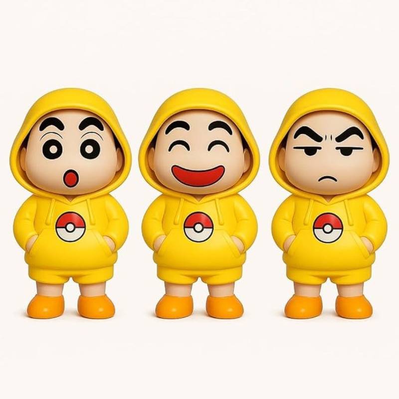 Shinchan Face Changing Keychain