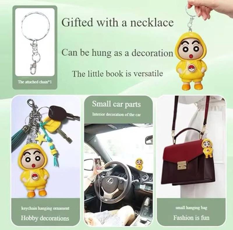 Shinchan Face Changing Keychain