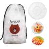 100 pcs Plastic Bags Food Cover