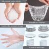 100 pcs Plastic Bags Food Cover