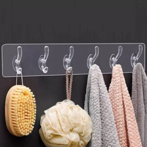 6 in 1 Self Adhesive Hook Sticker
