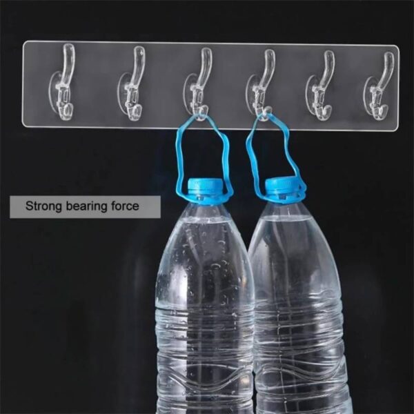 6 in 1 Self Adhesive Hook Sticker