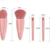 Makeup Brush Set With Mirror Case