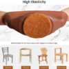 1pcs Silicone Anti Slip Chair Leg Cover with Pad