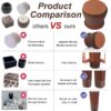 1pcs Silicone Anti Slip Chair Leg Cover with Pad