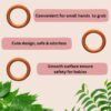 Silicone Wooden Baby Teether