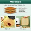 100-PCS-Air-Fryer-Paper-Sheets6-1775737451 100 PCS Square Air Fryer Paper Sheets Disposable