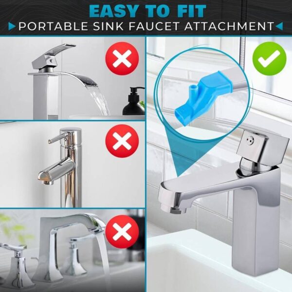 2 in 1 Faucet Extended 