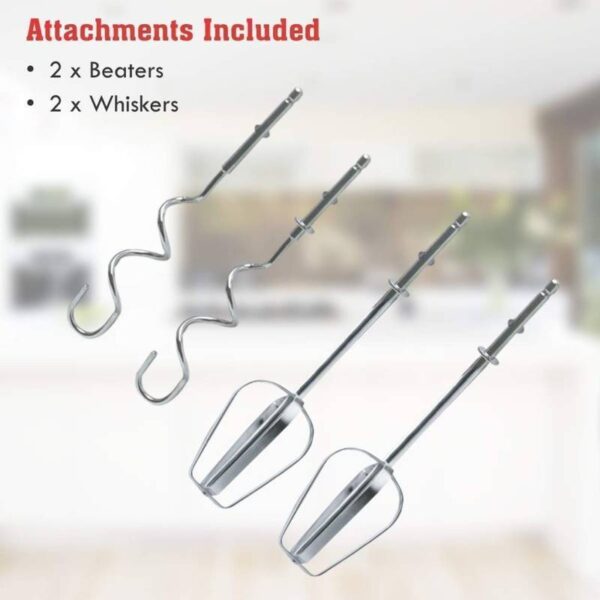 260W Egg Beater Electric Hand Mixer 7 Speed