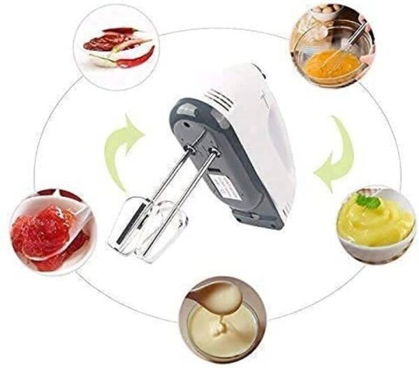 260W Egg Beater Electric Hand Mixer 7 Speed