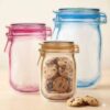 3 Pcs Food Storage Jar Zip lock Bags