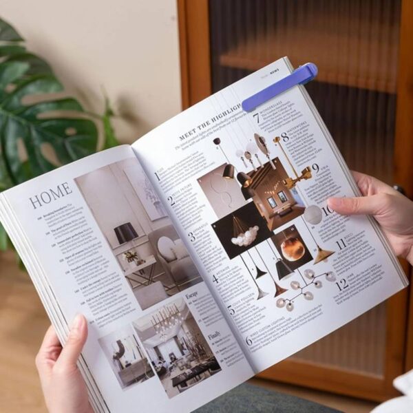 3 pcs Silicone Automatic Bookmark