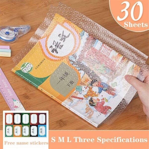 30pcs-Waterproof-Plastic-Book-7-1745062507 30pcs Waterproof Plastic Book Cover