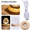 3D Crystal Ball Night Lamp