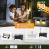 4 pcs Solar Step Light