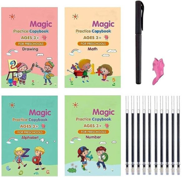 4-pcs-magic-practice-copybook--1653553206 Magic Practice Book for kids 4 pcs 10 refill
