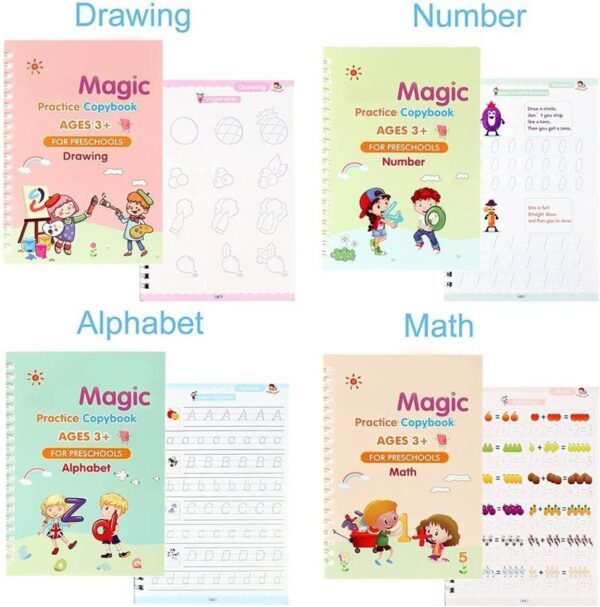 4-pcs-magic-practice-copybook-2-1653553207 Magic Practice Book for kids 4 pcs 10 refill