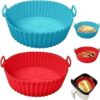 6 pcs air fryer silicone pot