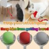 Automatic Cat Teaser Ball Red Rolling Ball