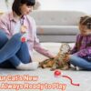 Automatic Cat Teaser Ball Red Rolling Ball