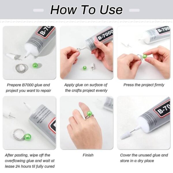 B 7000 Clear Adhesive Glue