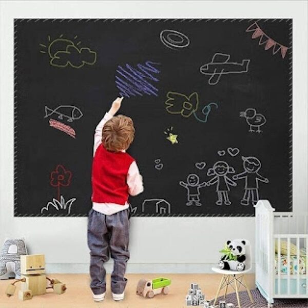 Black-Board-Wall-Sticker-Remov2-1653996919 45x200 cm Black Board Sticker