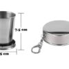 Camping Mug Folding Cup with Keychain