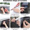 Car Window Sunshade Cover Curtain