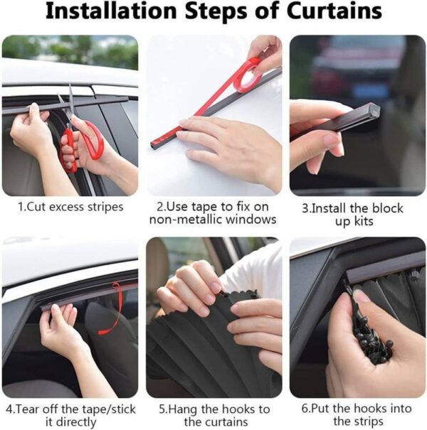 Car Window Sunshade Cover Curtain
