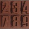 Numeric Chocolate Mould Silicone Ice Cube Tray 
