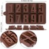 Numeric Chocolate Mould Silicone Ice Cube Tray 