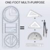 Geometric Drawing Stencil Ruler
