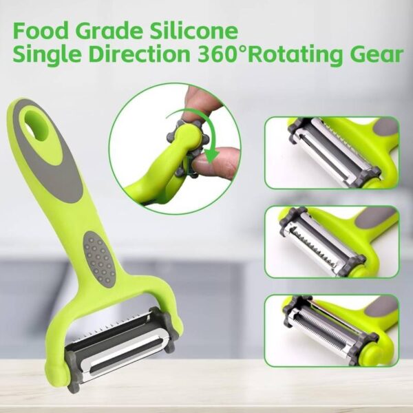 Green-3-in-1-Blade-Peeler6-1777709840 Green 3 in 1 Blade Peeler