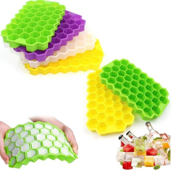 Honeycomb-Ice-Mould-1-pcs--1653048223 Honeycomb Ice Tray Mould 37 Cavity Tray Chocolate Ice Mould