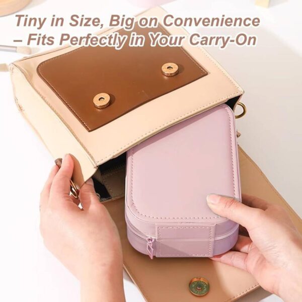 Jewellery Makeup Storage box with led mirror Case