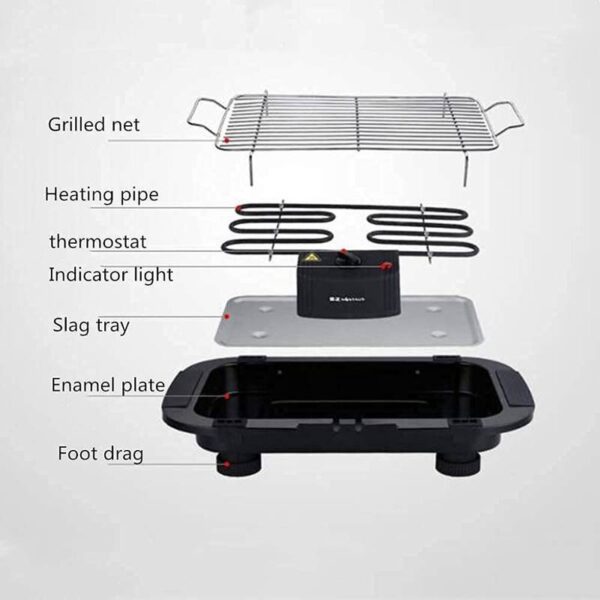 Metal-Electric-Barbeque-Grill-2-1780814361 Metal Electric Barbeque Grill BBQ