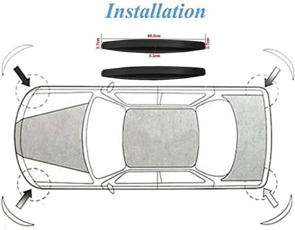 Car Bumper Guard 2 pcs