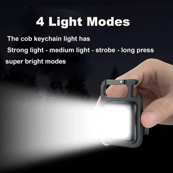 Rechargable LED Cob Keychain Light