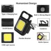 Rechargable LED Cob Keychain Light