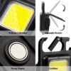 Rechargable LED Cob Keychain Light