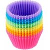 Silicon Cupcake Mould set of 12 Round Muffin Moulds