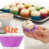 Silicon Cupcake Mould set of 12 Round Muffin Moulds
