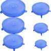 6 Pcs Silicone Lid Cover Silicon Lids