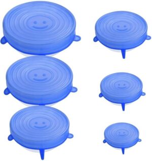 6 Pcs Silicone Lid Cover Silicon Lids