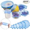 6 Pcs Silicone Lid Cover Silicon Lids