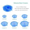 6 Pcs Silicone Lid Cover Silicon Lids