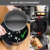 Silicone Air Fryer Liners Pot 1pcs