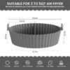 Silicone Air Fryer Liners Pot 1pcs